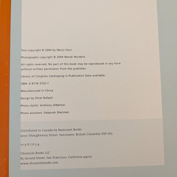 The Home Organizing Workbook by Meryl Starr 2004 Hardcover - Used - Picture 4 of 5